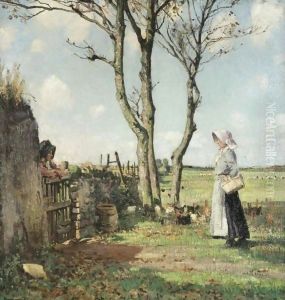 Chatting by William Page Atkinson Wells