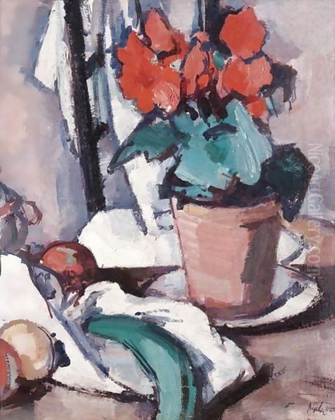 Still Life With Geraniums - view 1