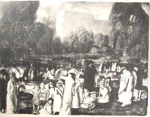 In The Park, Light by George Wesley Bellows