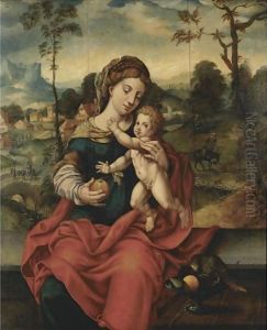 The Virgin And Child In A Landscape