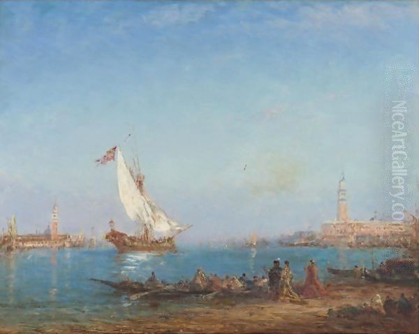 The Bucentaure Near San Giorgio Maggiore, Venice - view 1