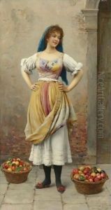 The Market Girl by Eugene de Blaas