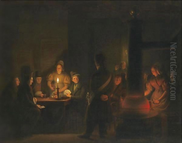 The Card Game Interrupted - view 1