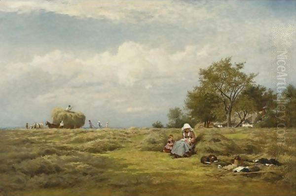 An English Hayfield - view 1