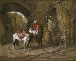 Horseman In A Courtyard Horseman In A Courtyard