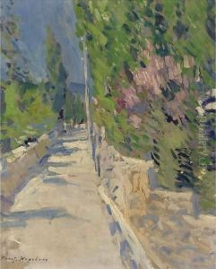 Gurzuf Landscape by Konstantin Alexeievitch Korovin