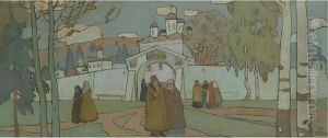 At The Gates Of The City, 1923 by Konstantin Alexeievitch Korovin