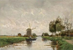 Boating In A Polder Landscape