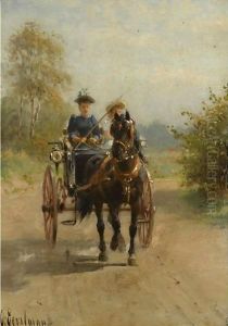 A Riding Tour On A Sunny Day by Otto Eerelman