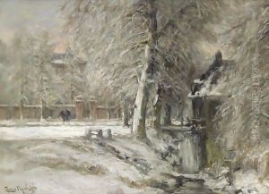 A Wintry Day In The Haagse Bos by Louis Apol