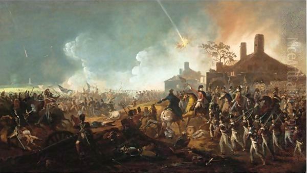 The Duke Of Wellington At La Haye Sainte, The Battle Of Waterloo - view 1
