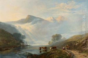 Early Morning On The Wye by George Vicat Cole