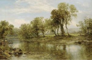 Figures Resting By A Riverbank Figures Resting By A Riverbank