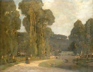 In The Cotswolds by Sir Alfred East