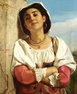 A Spanish Beauty by Henri Guillaume Schlesinger