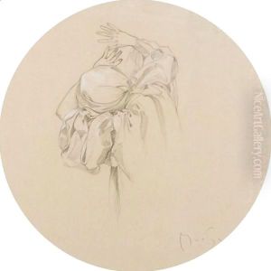 Study Of A Draped Female