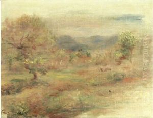 Paysage En Roux by Pierre Auguste Renoir