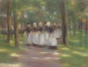 Sunday Afternoon In Laren - Alley With Girls