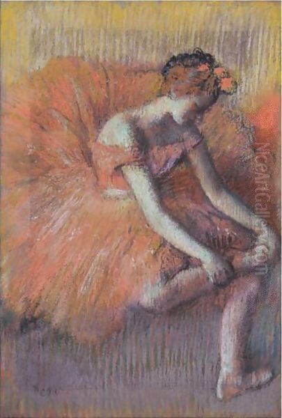 Danseuse Rajustant Sa Sandale - view 1