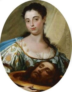 Salome With The Head Of John The Baptist by Marco Benefiale