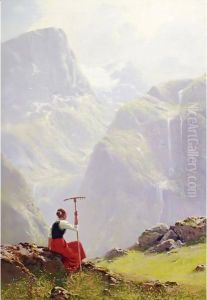 High In The Mountains by Hans Dahl