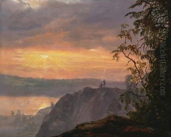 Landscape In Evening Light - view 1