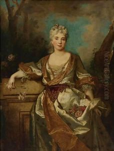 Portrait Of The Marquise De Puysegur