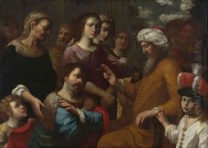 Jacob Kneeling Before Isaac