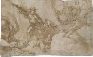 Hunting Scene Design For A Stage Curtain Hunting Scene Design For A Stage Curtain