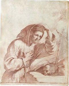 Saint Francis In Contemplation Of A Crucifix