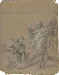 Tobias And The Angel by Martin Johann Schmidt