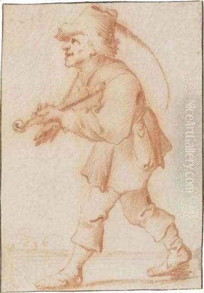A Strolling Violinist - view 1