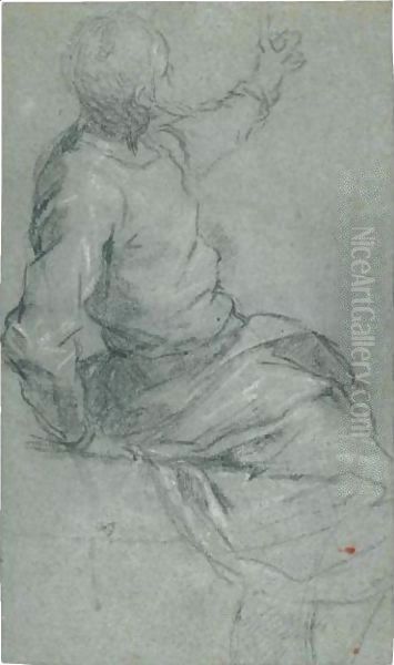 A Seated Apostle - view 1