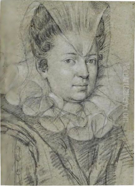 Half-Length Portrait Of The Marchesa Di Grana - view 1