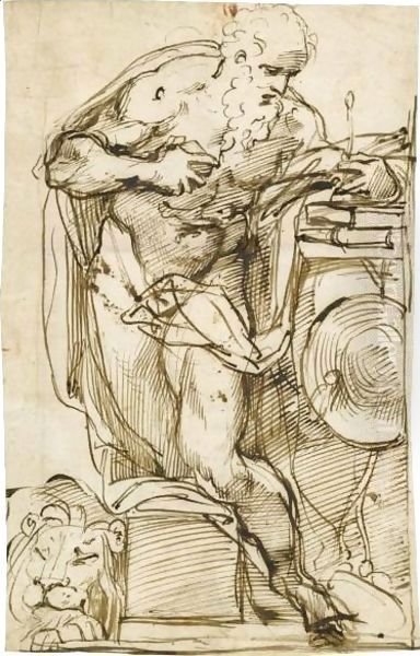 St Jerome In His Study - view 1