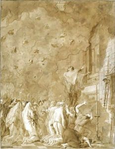 A Miracle Of St Agatha, Or The Feast Of The Purification by Giovanni Domenico Tiepolo