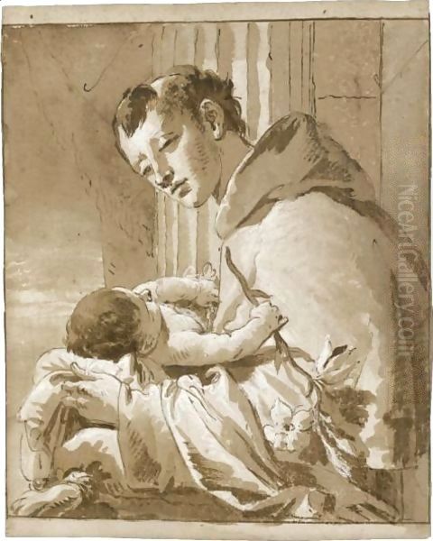 St. Anthony Of Padua And The Christ Child - view 1