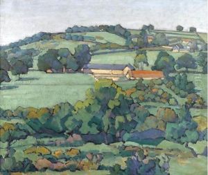 French Nut Tree Farm by Robert Polhill Bevan