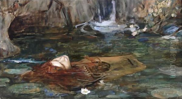Study For Nymphs Finding The Head Of Orpheus - view 1
