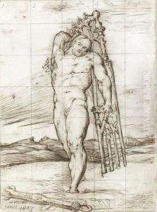 Samson Carrying The Gates Of Gaza by George Richmond