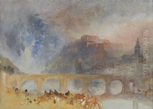 View Of Givet, On The Meuse, South Of Dinant