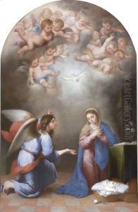The Annunciation by Juan Simon Gutierrez