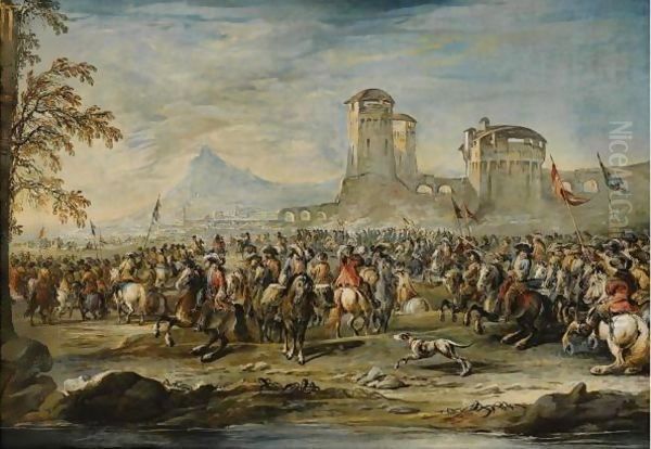 A Cavalry Column Preparing To Advance - view 1