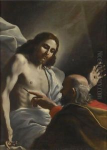 The Incredulity Of Saint Thomas by Mattia Preti