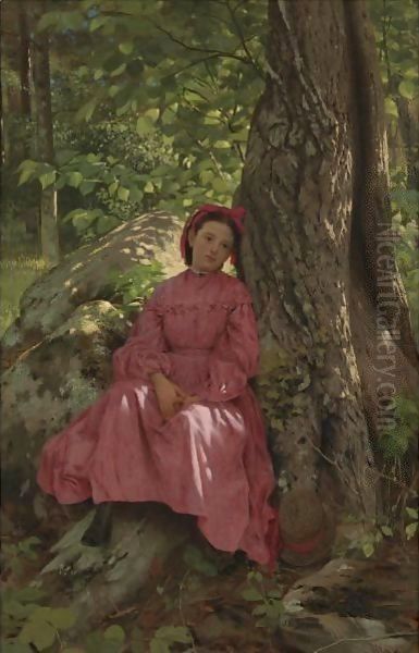 Girl Under A Tree - view 1