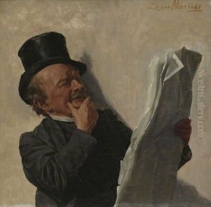 The Evening News by Louis Charles Moeller