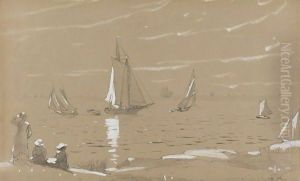 Sailboats by Winslow Homer