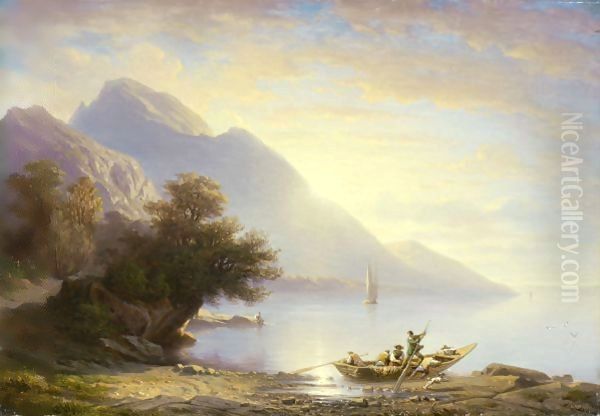 Evening, A Breeze Through Bouveret - view 1