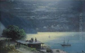 Crimean Coast By Moolight