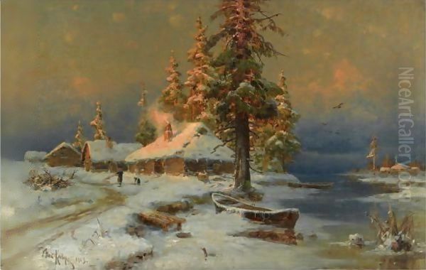 Early Evening In Winter - view 1